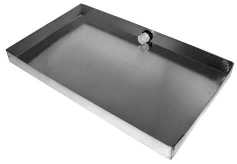 metal redirectional drain pan